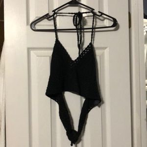 Crochet halter top